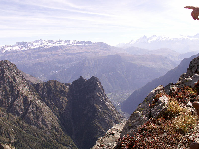 Les Ecrins vu du Grand Van