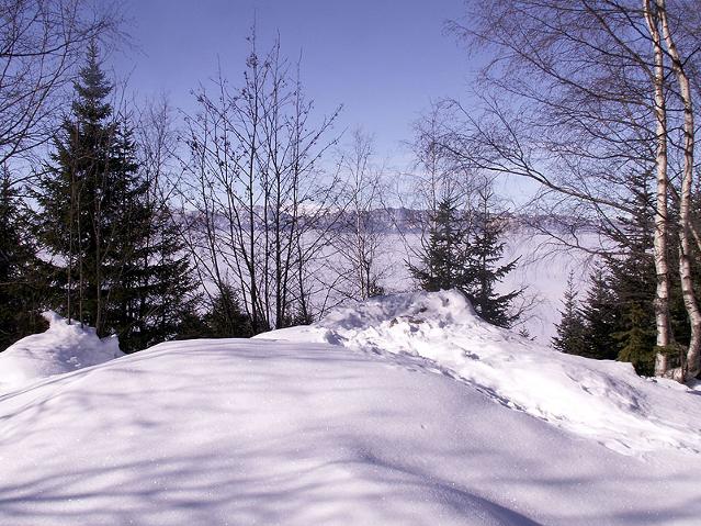 Paysage nordique sur les crtes