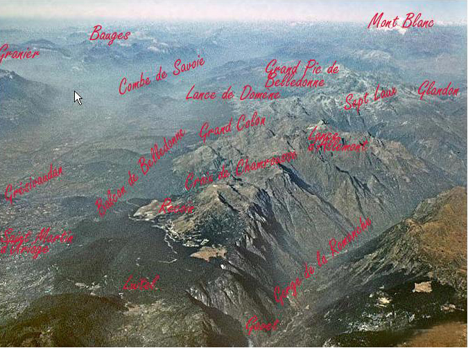 Carte de Belledonne